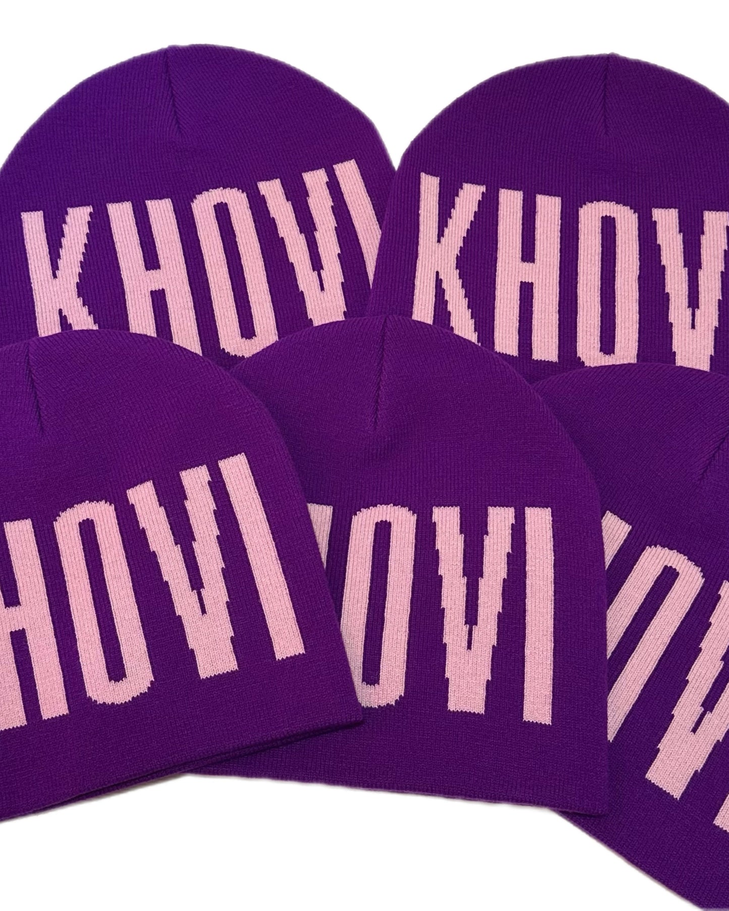 KHOVI Beanie - Purple & Pink