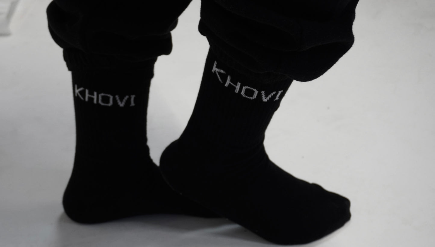 KHOVI Socks - Black & White